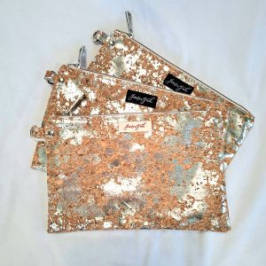 Sparkly Silver Heidi Cork Clutch