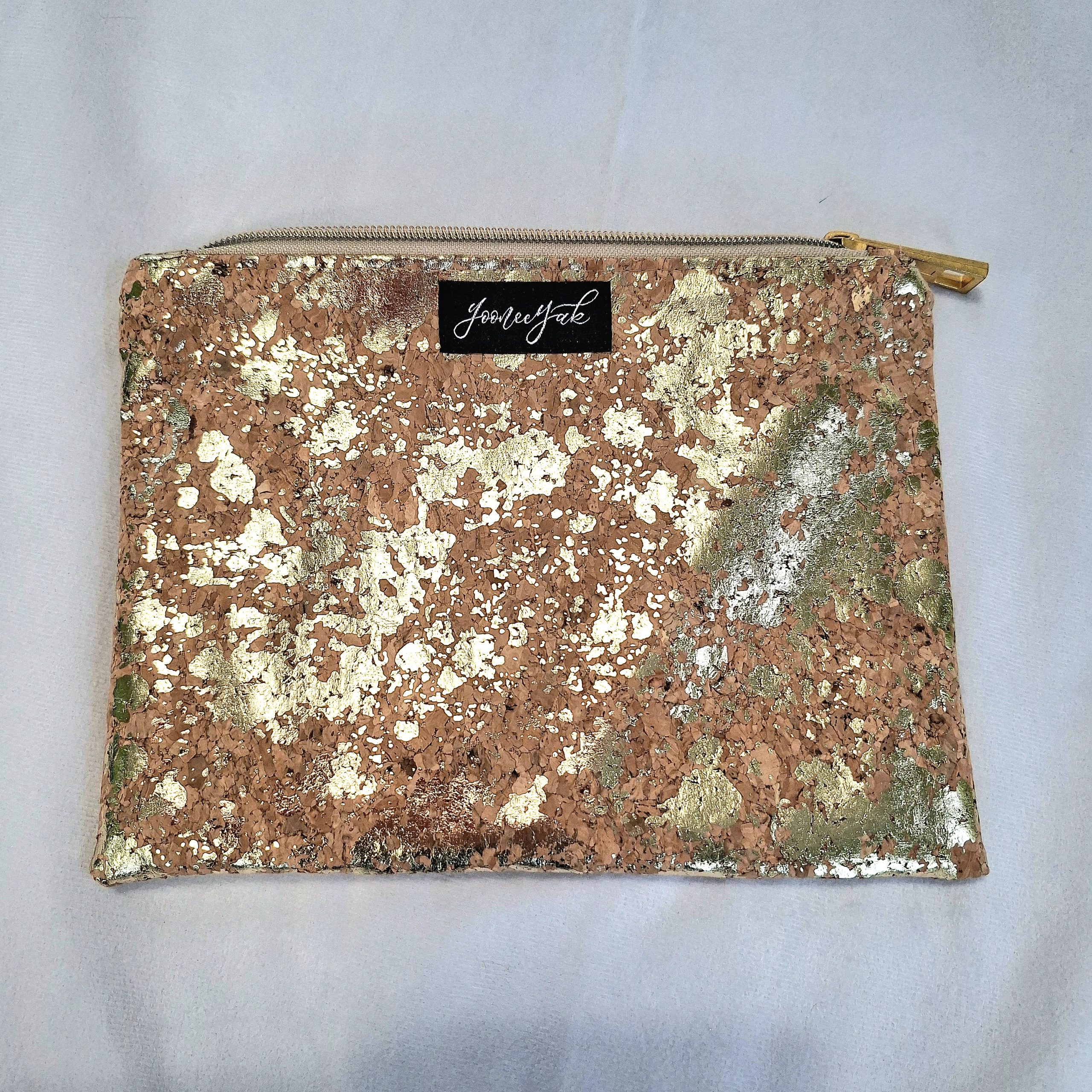 Sparkly Gold Cork Morski Clutch - Image 2